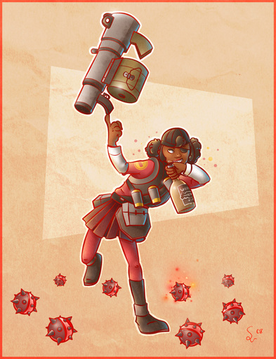 Team Fortress 2 - Фан-арт по TF2: girls...