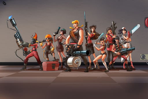 Team Fortress 2 - Фан-арт - лучшее от сайта deviantart.com