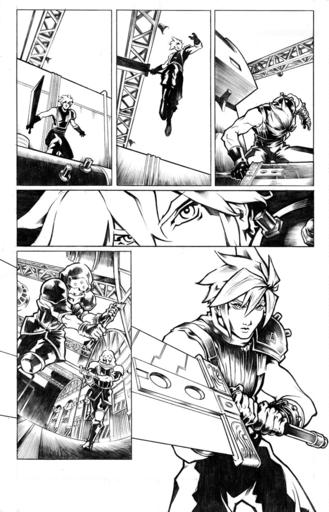 Final Fantasy VII - Comics and art  by Jesse Elliott