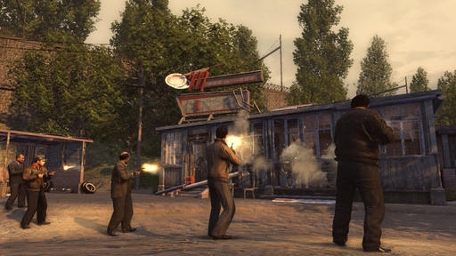 Mafia II - Демонстрация PhysX в Mafia 2.