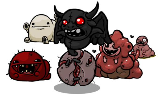 Binding of Isaac, The - Bosses in Caves