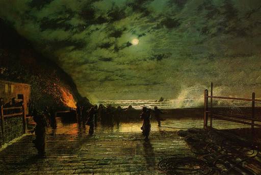 Обо всем - John Atkinson Grimshaw - лирика городских пейзажей Викторианской эпохи